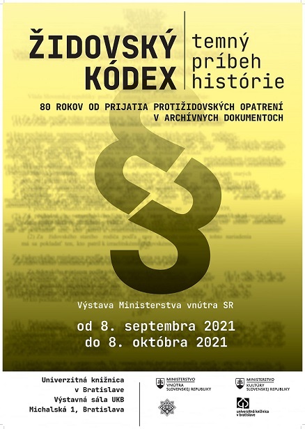 Výstava Židovský kódex